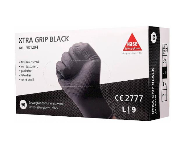 HASE 901294 Nitril XTRA Grip Black