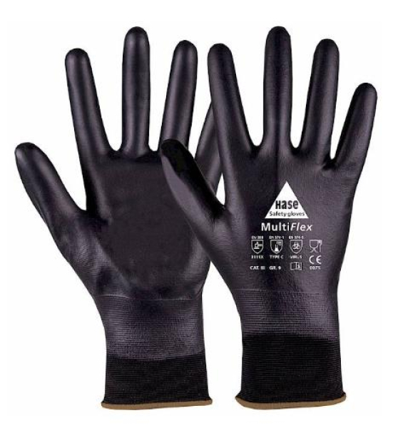 HASE 508666 MultiFlex Chemikalienschutzhandschuh Typ C